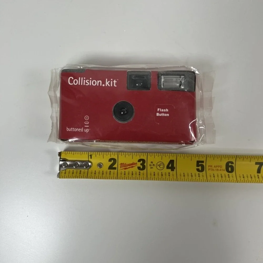 VINTAGE Collision.Kit Disposable Camera 12 Exposures‎ New & Sealed